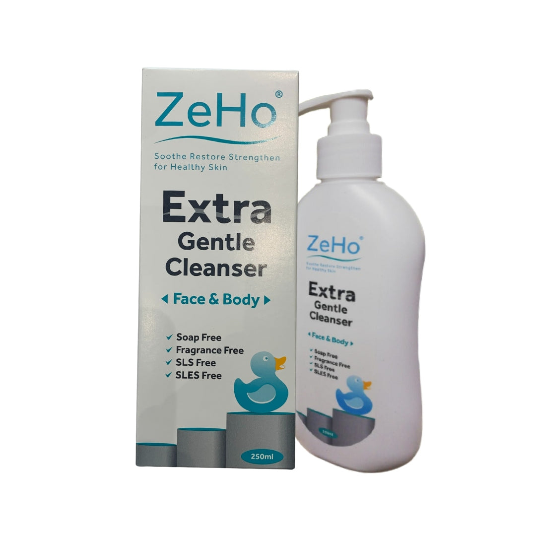 Pembersih ZEHO Extra Gentle untuk Wajah & Badan (250ml)
