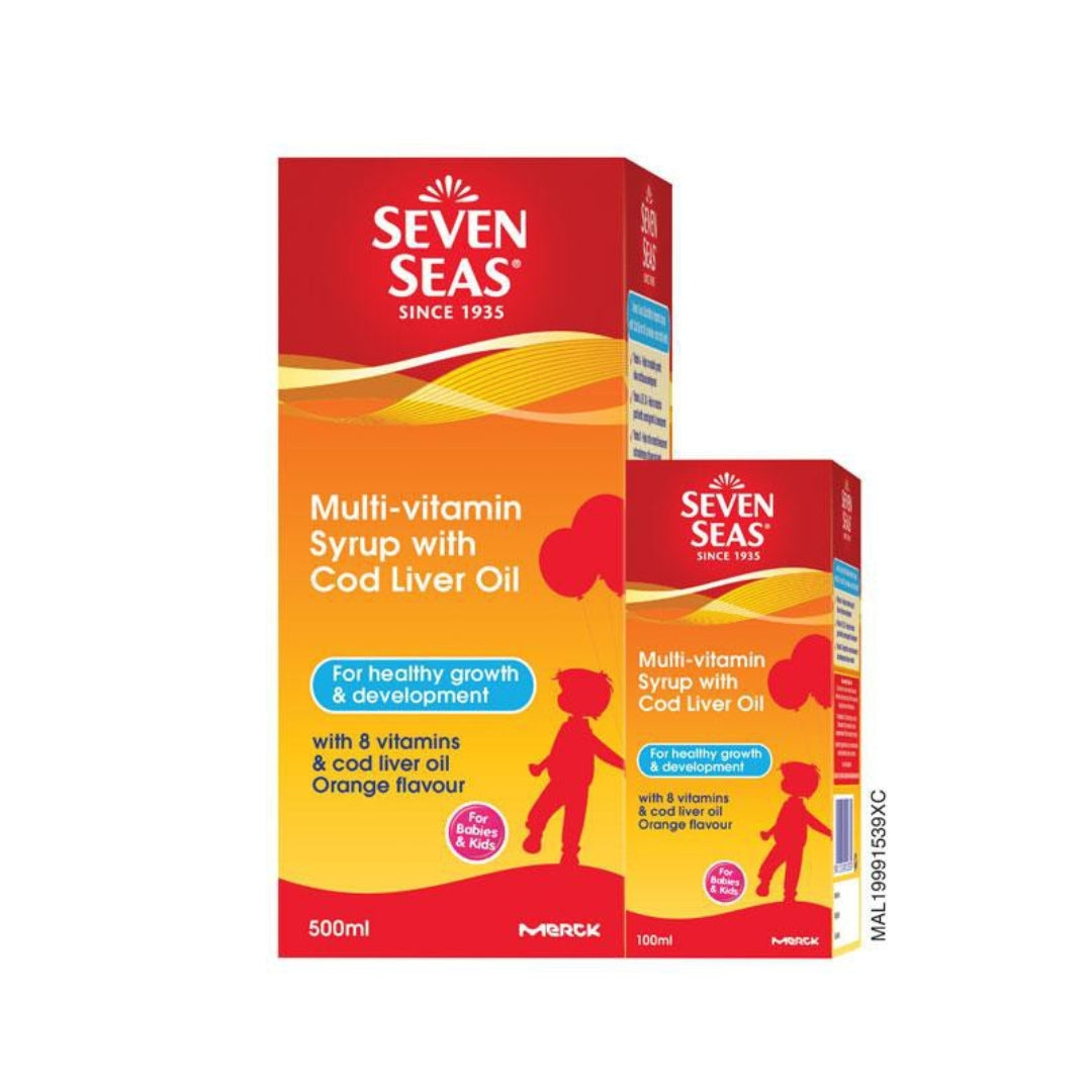Multivitamin Seven Seas dengan CLO (100ml)