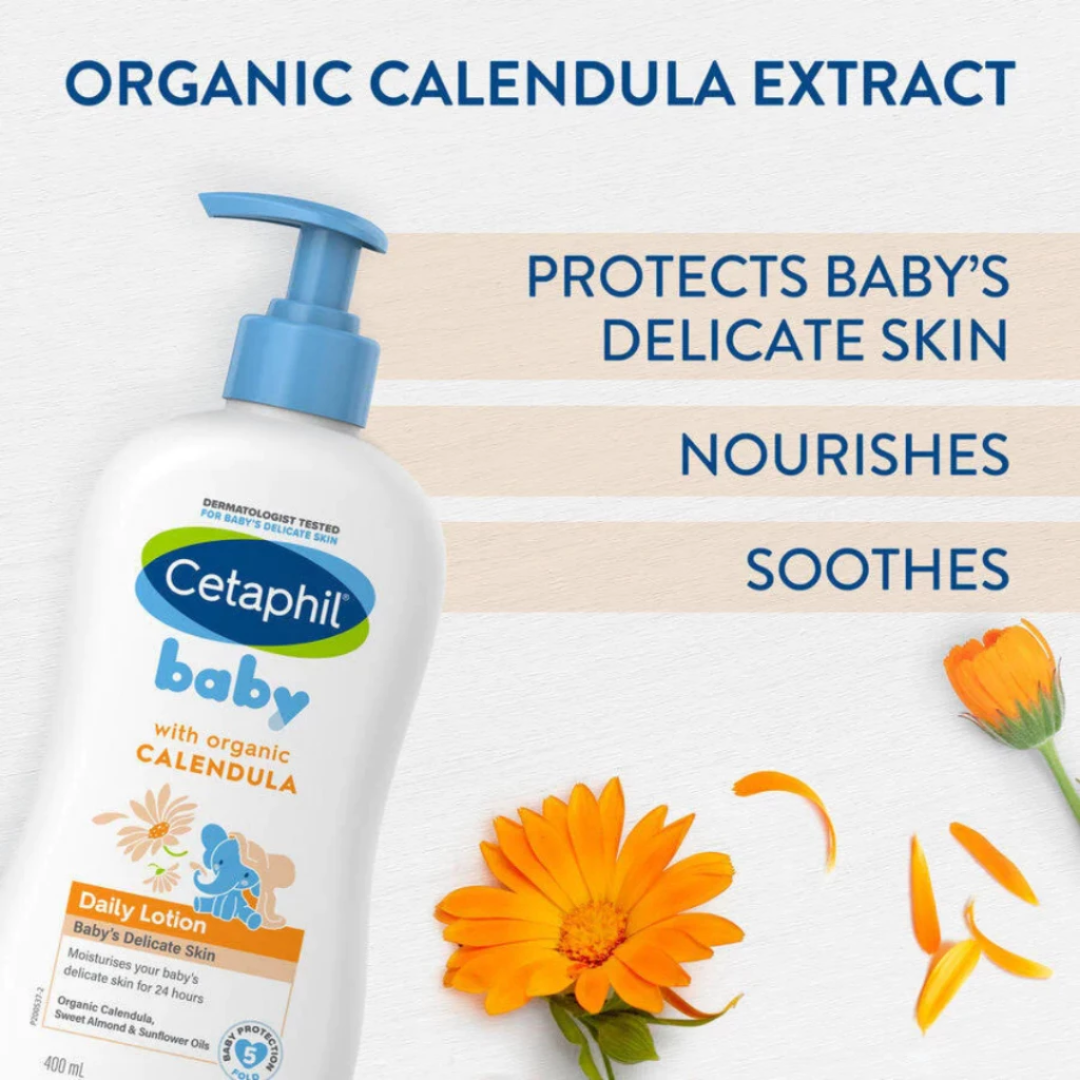 Cetaphil Baby Daily Lotion ORGANIC CALENDULA | 400ml