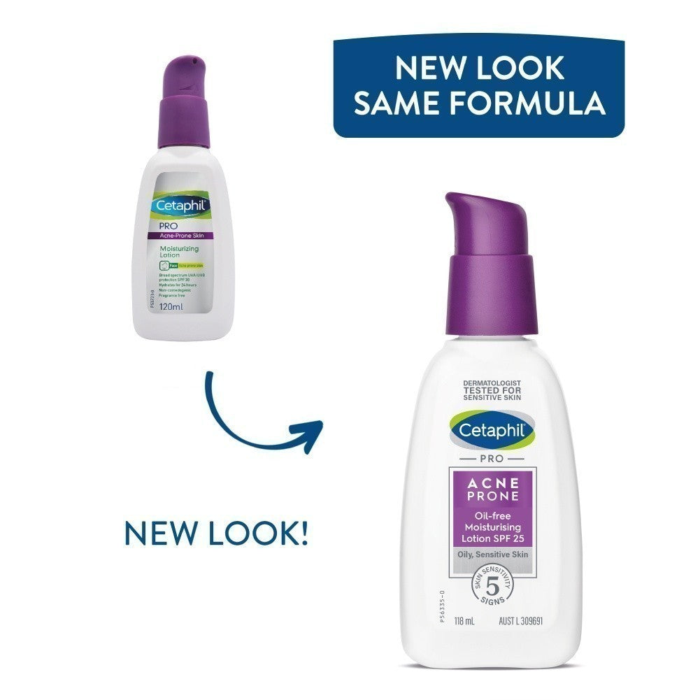 Cetaphil Pro Acne Prone Oil-free Moisturizing Lotion SPF 25 | 118ML