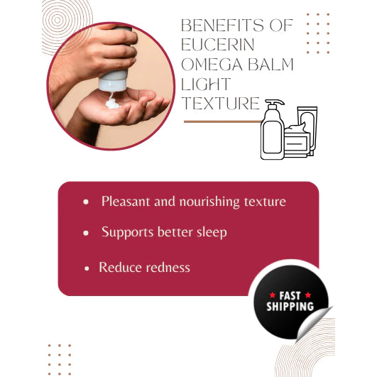 Eucerin Omega Ato-Calming Balm 200ml ๐ฟFor Dry, Itchy, Atopic Skin | Baby | Moisturizes | Exp:04/2028