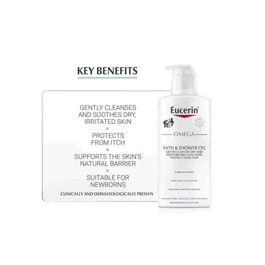 Eucerin OMEGA Bath & Shower Oil (400ml)