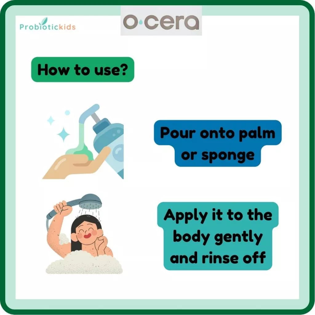 Ocera Nourishing Body Wash | For Dry & Sensitive Skin (250ml)