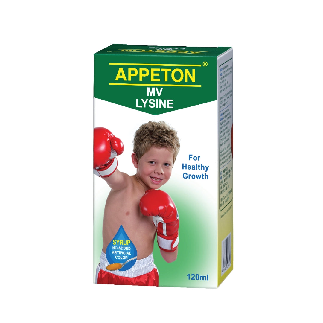 Appeton multivitamin lysine syrup (120ml) – probioticskids