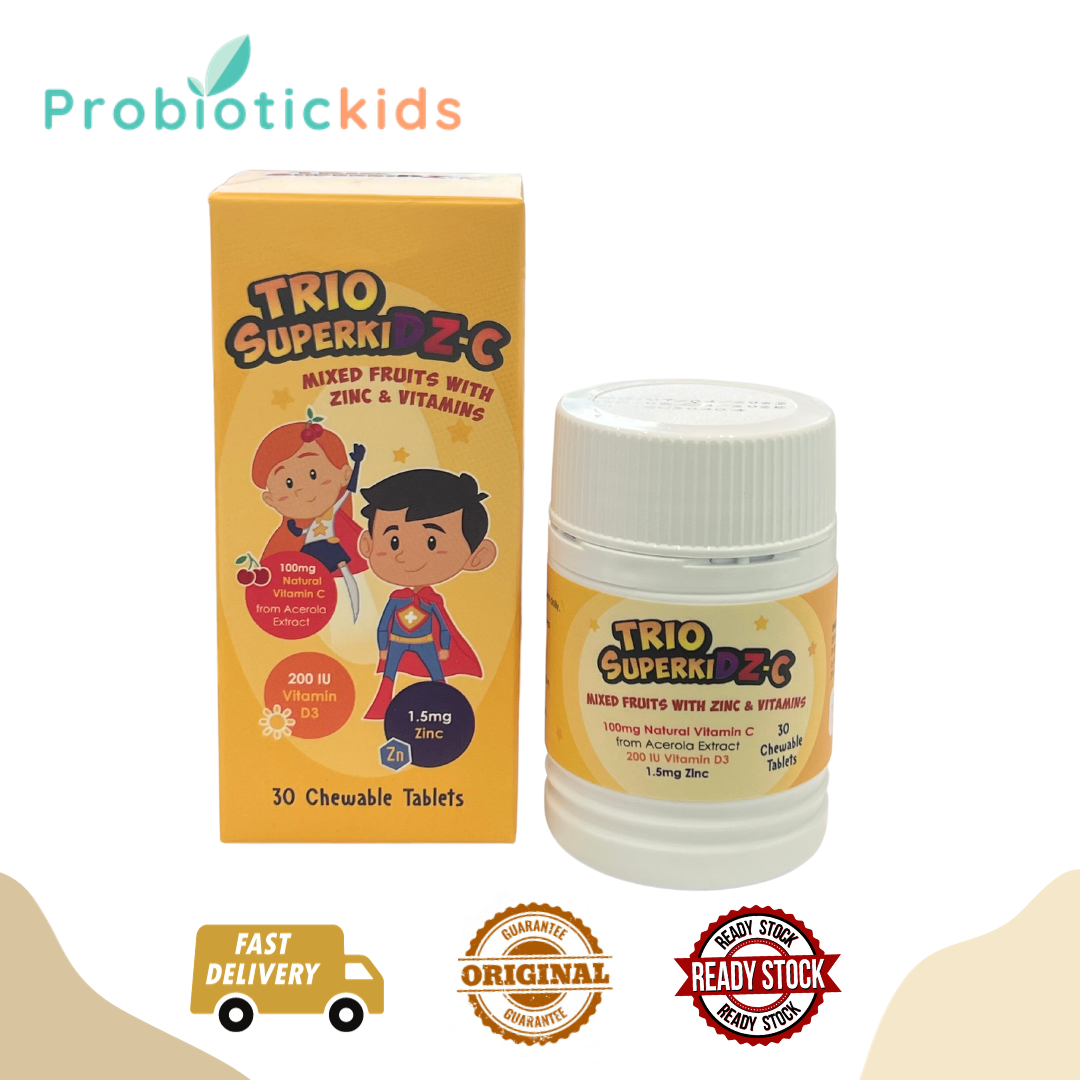 TRIO SUPERKIDZ-C CHEWABLE TABLETS (30's) [EXP: 04/25]