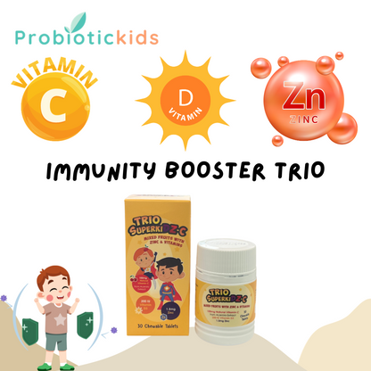 TRIO SUPERKIDZ-C CHEWABLE TABLETS (30's) [EXP: 04/25]