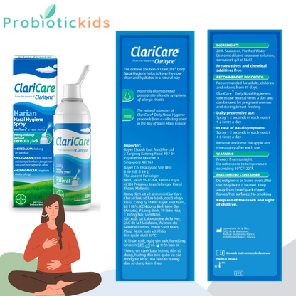 Claricare Nasal Kid/Adult Spray (100ml) [EXP: 11/25]