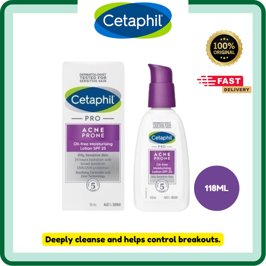 Cetaphil Pro Acne Prone Oil-free Moisturizing Lotion SPF 25 | 118ML