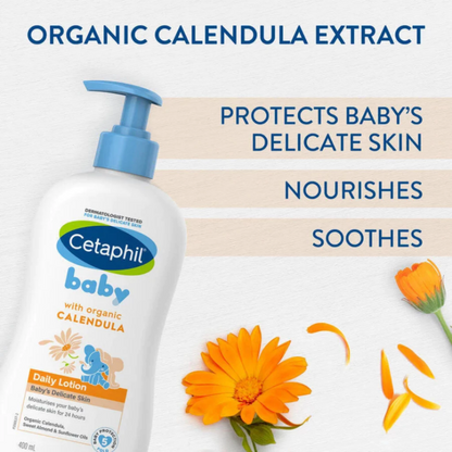 Cetaphil Baby Daily Lotion ORGANIC CALENDULA  | 400ml