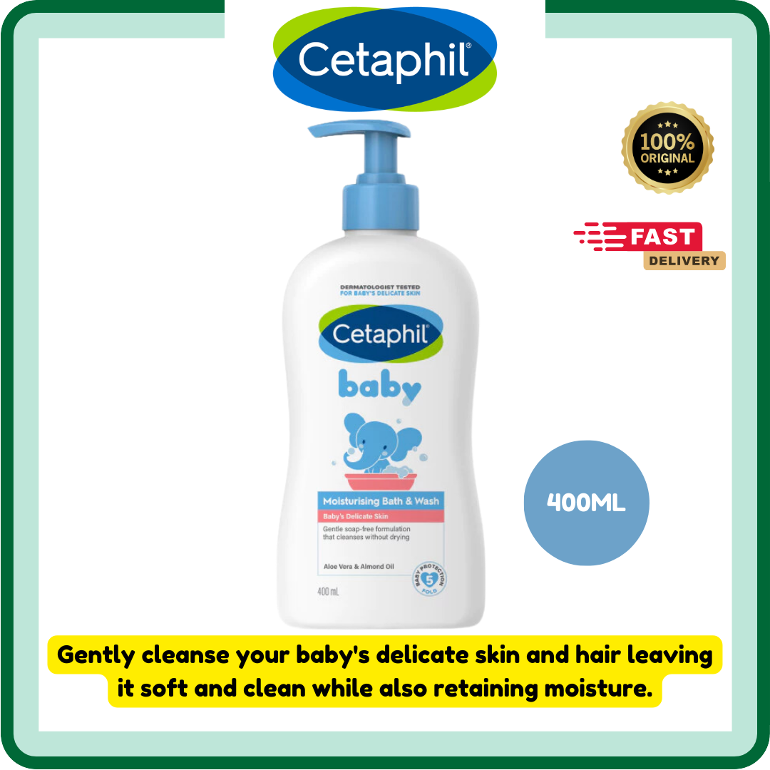 Cetaphil Baby Moisturising Bath & Wash | 400ml