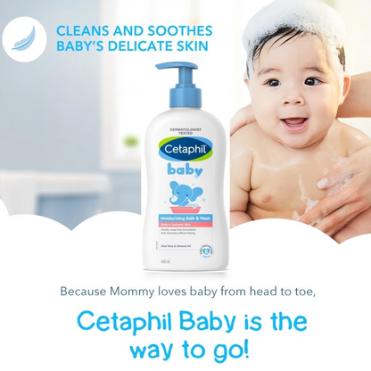 Cetaphil Baby Moisturising Bath & Wash | 400ml