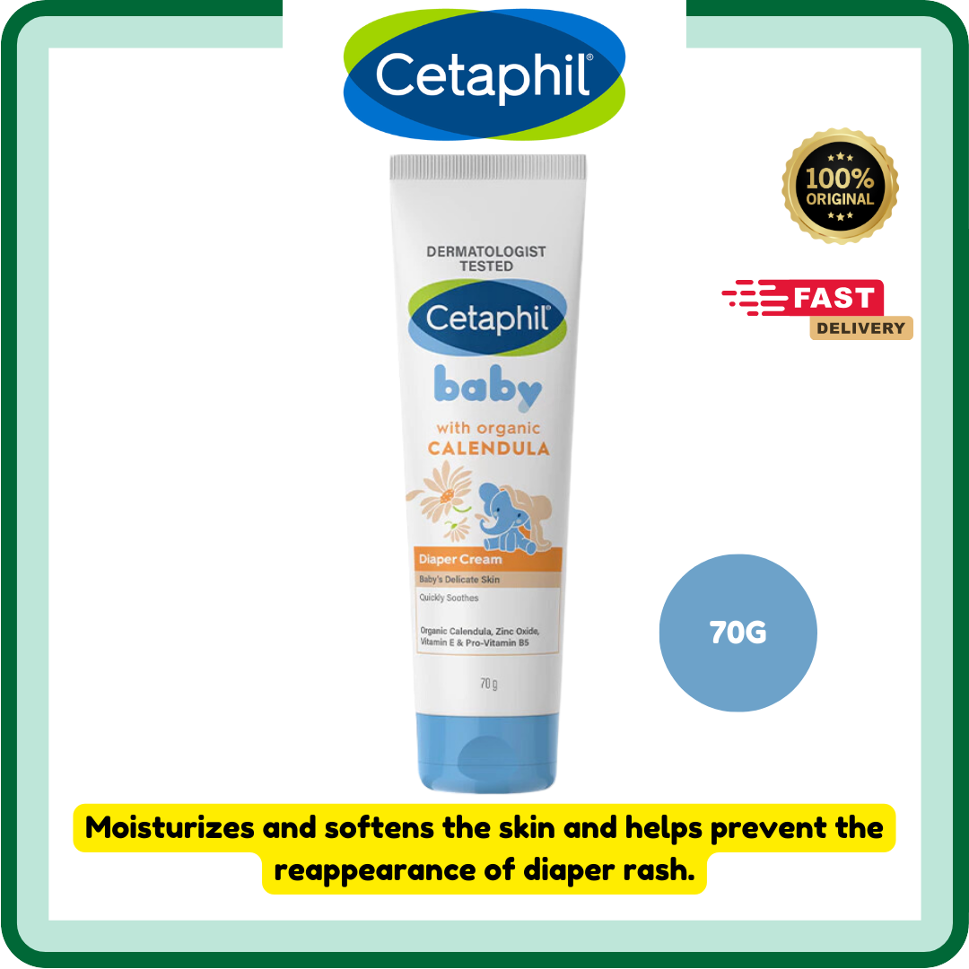 Cetaphil Baby Diaper Cream ORGANIC CALENDULA | 70g