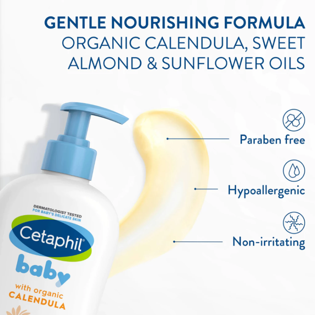 Cetaphil Baby Daily Lotion ORGANIC CALENDULA  | 400ml