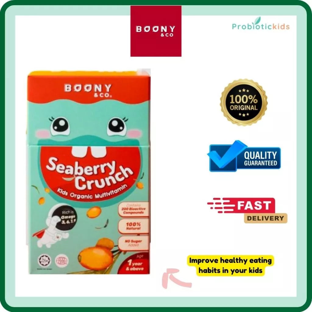 Boony & co's Seaberry Crunch Organic | 10 sachets 6g