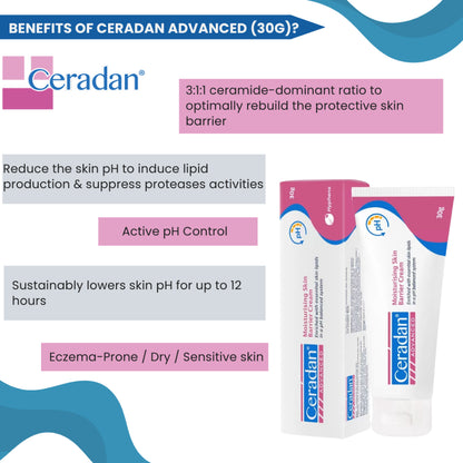 Ceradan Advanced Moist Cream 30G