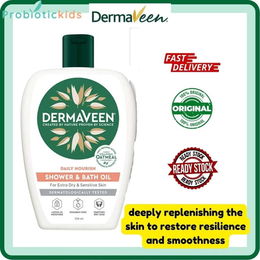 DERMAVEEN SHOWER & BATH OIL | 250ML