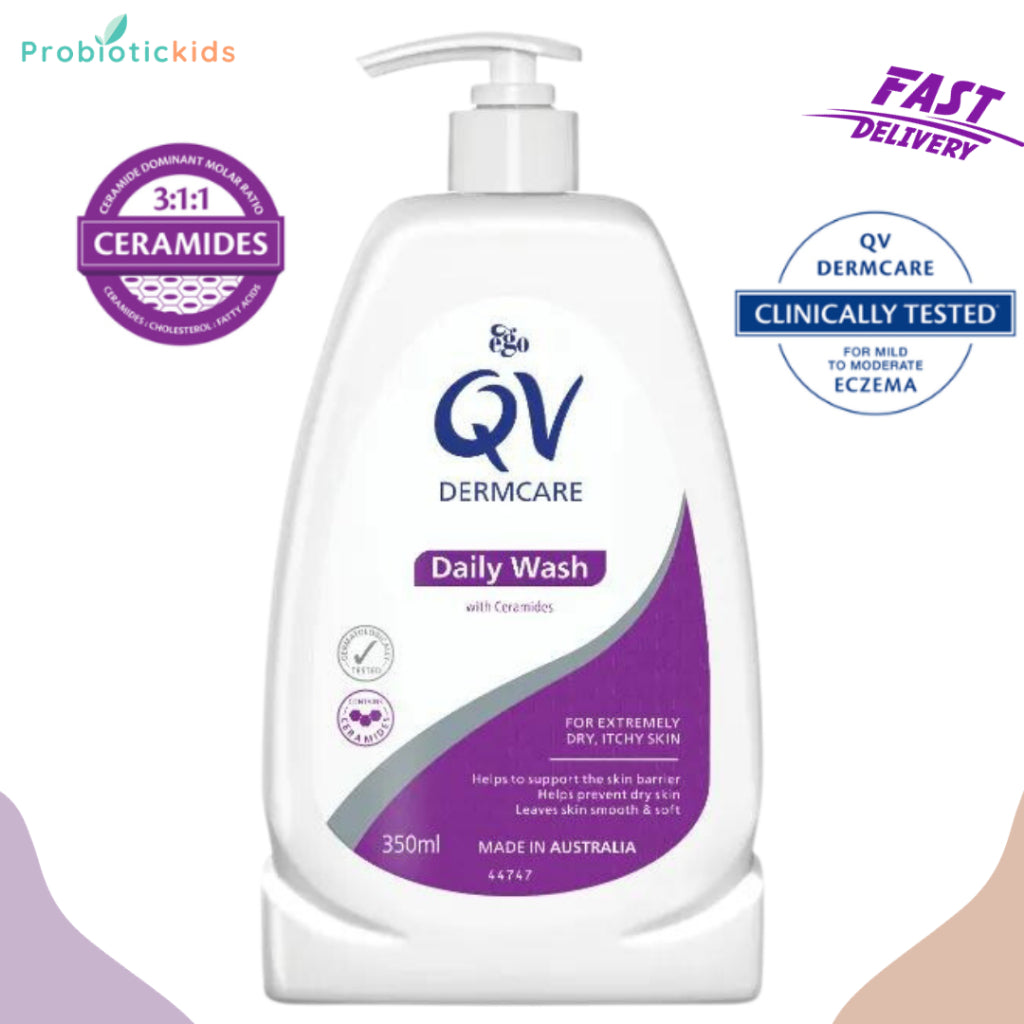 QV Dermcare Daily Wash With Ceramides 350ml [EXP: 07/2026]