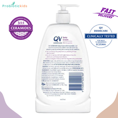 QV Dermcare Daily Cream with Ceramides 350ml [EXP: 07/2026]