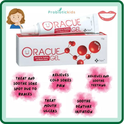 Oracue Gel 10g (For Teething & Mouth Ulcer)