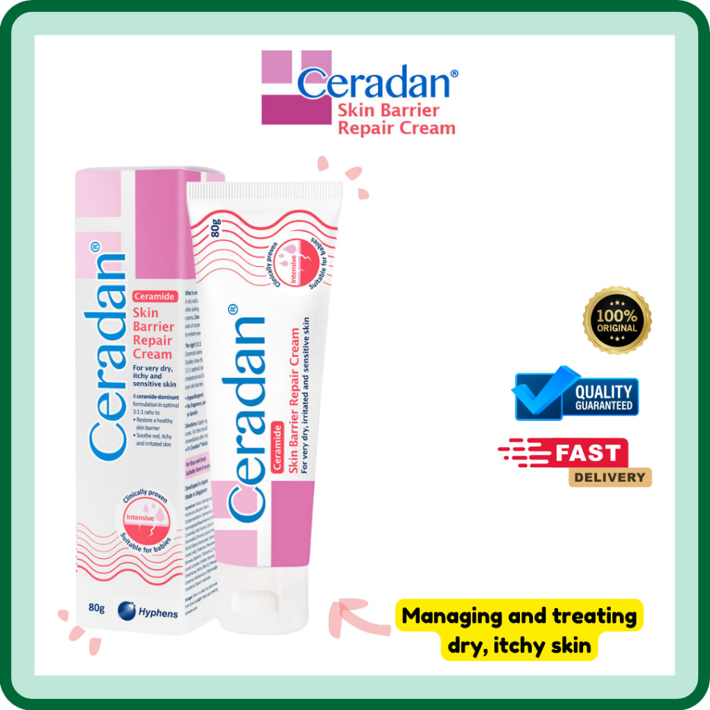 CERADAN Skin Barrier Repair Cream Range 80G