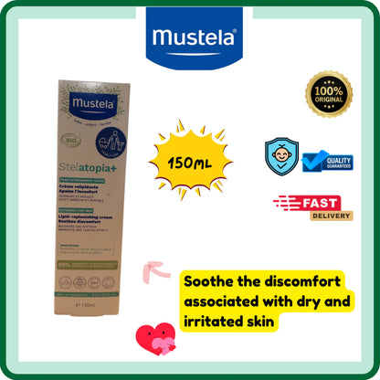 MUSTELA Stelatopia+ Lipid-Replenishing Cream 150ml/300ml