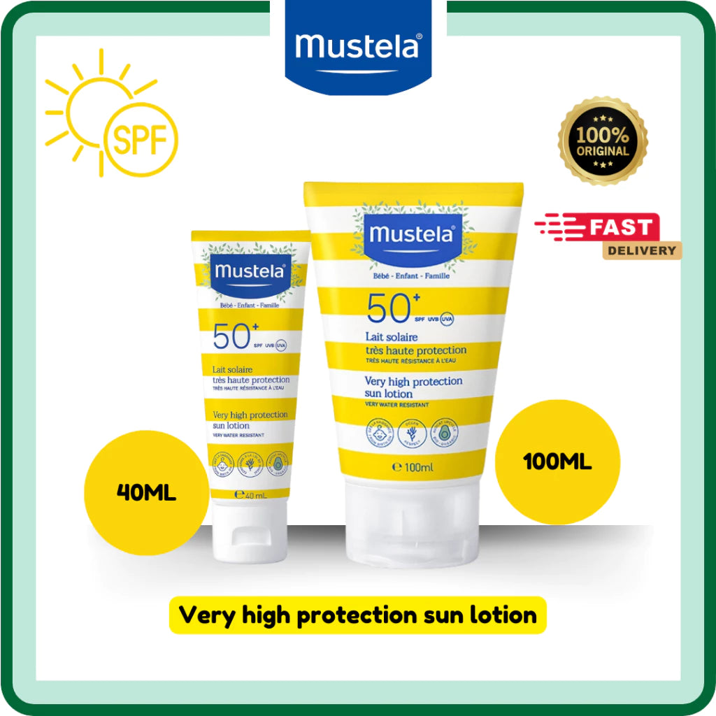 Mustela Very High Protection Sun Lotion (40ml and 100ml) | EXP: 04/2026