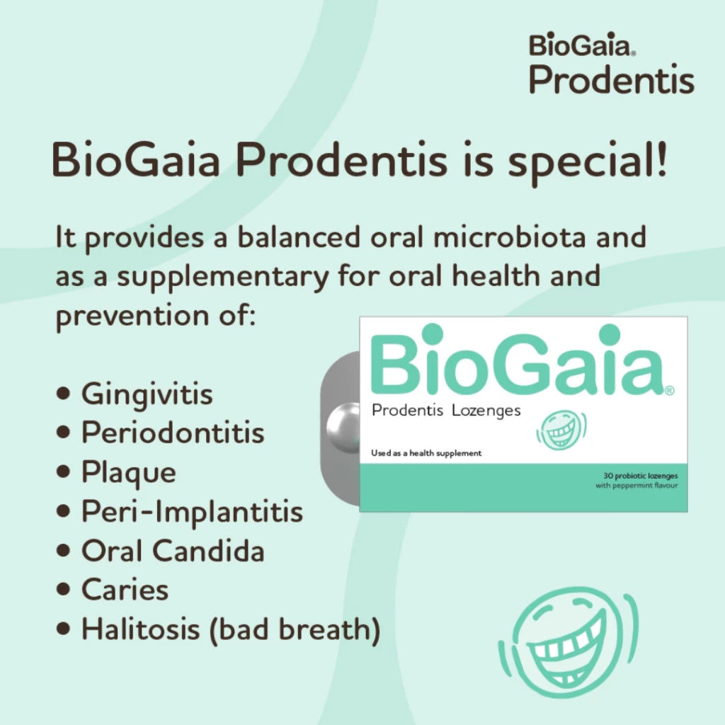 BioGaia Prodentis Lozenges (30's + FREE 10's)