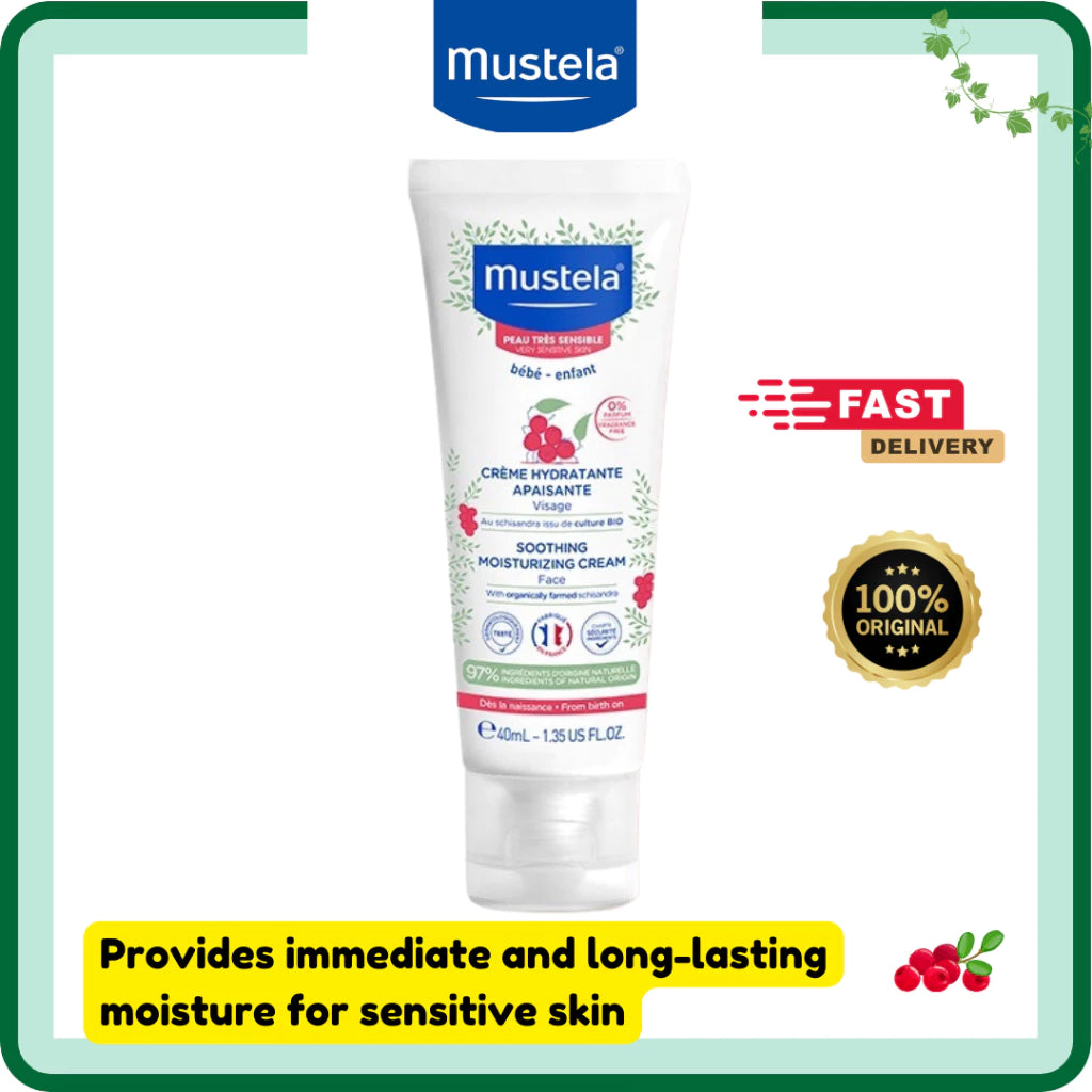 Mustela Soothing Moisturizing Cream | 40ML