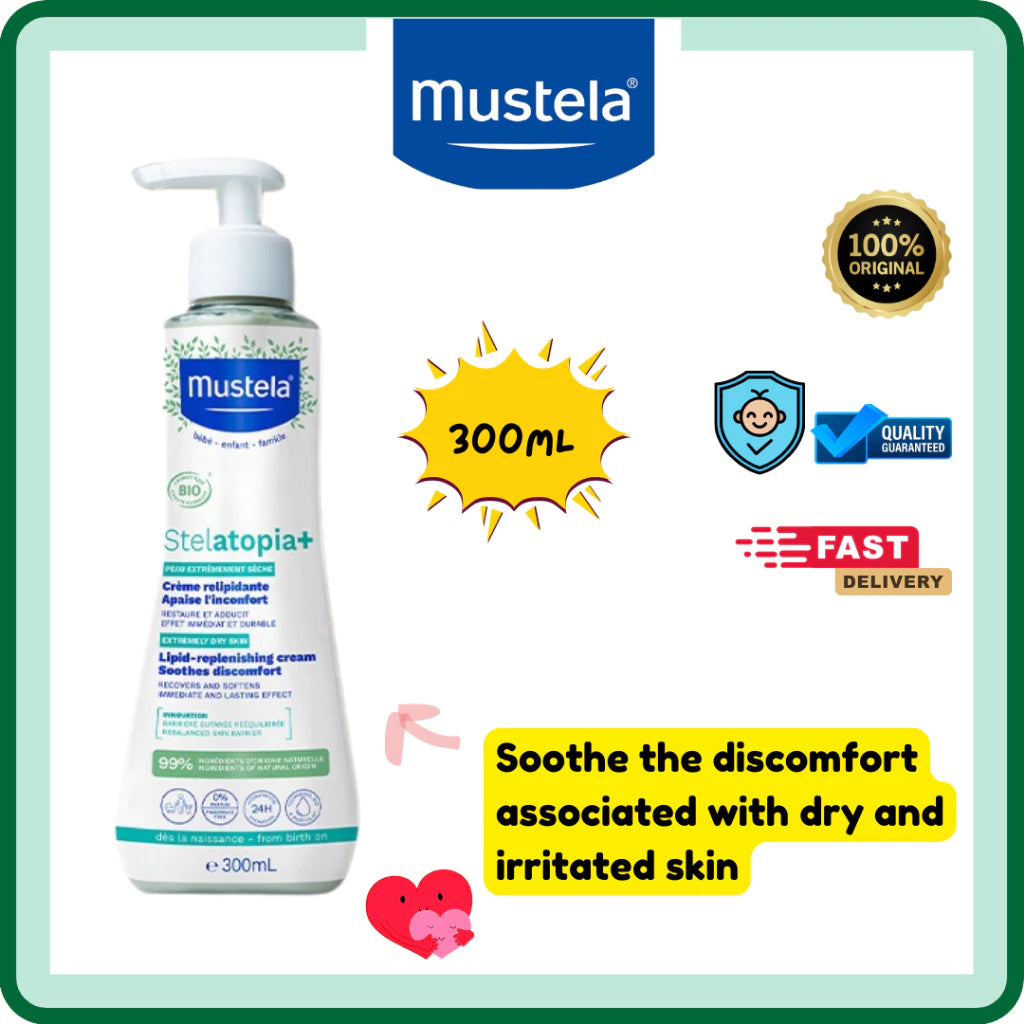 MUSTELA Stelatopia+ Lipid-Replenishing Cream 150ml/300ml