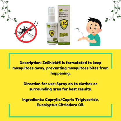 ZeShield Natural | Mosquito Repellent | 50ML