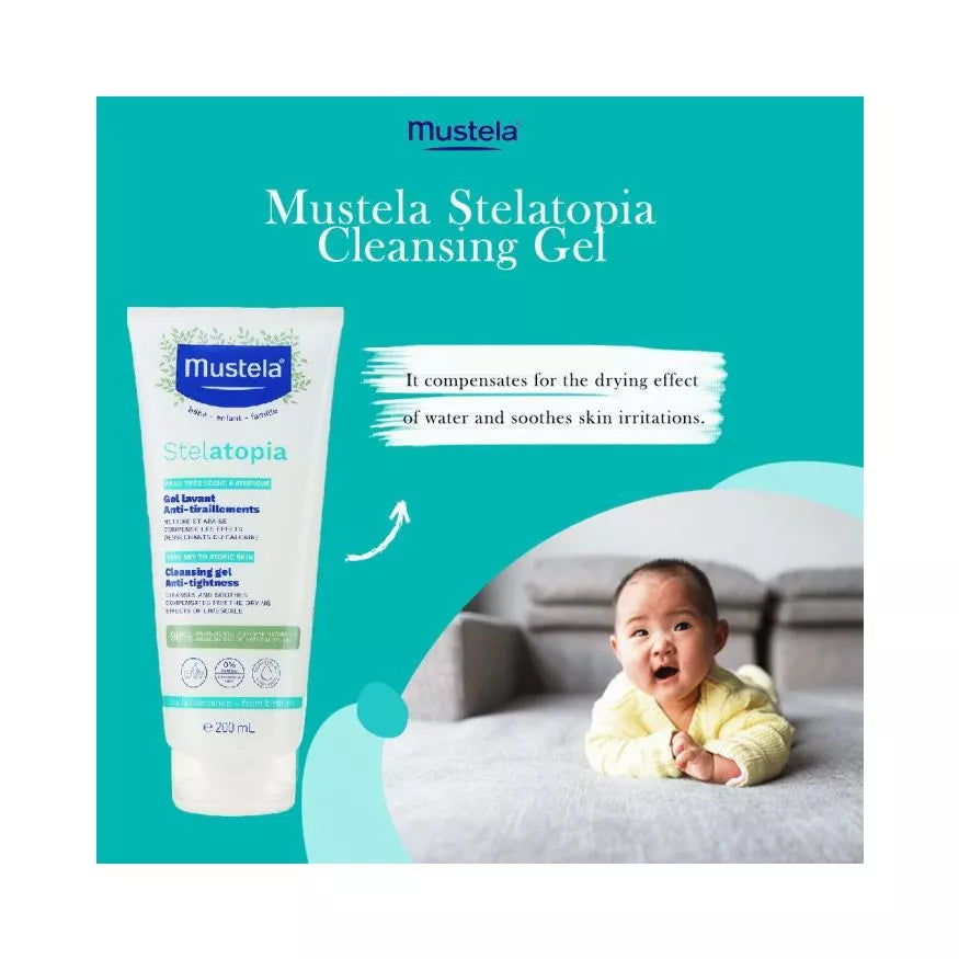 MUSTELA Stelatopia Cleansing Gel for Extremely Dry Skin (200ML)