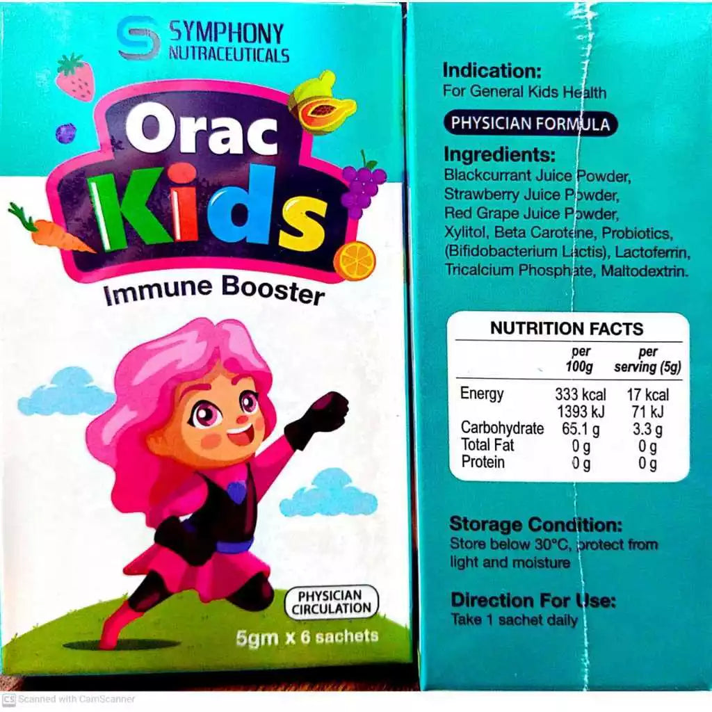 ORAC KIDS IMMUNE BOOSTER 5GMx6 Sachets