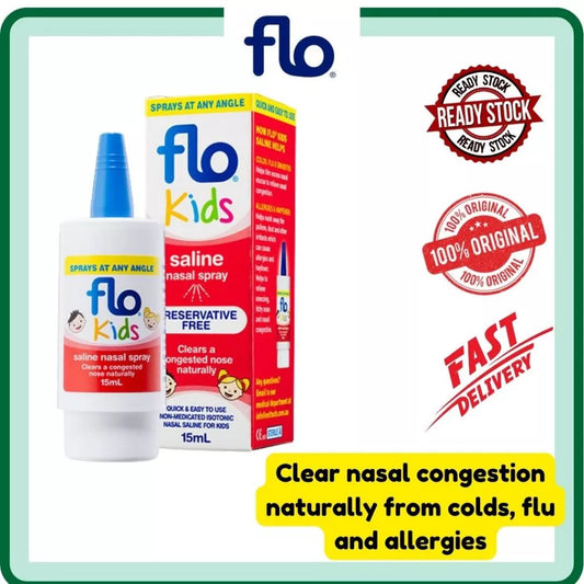 FLO Kids saline spray (15ml)