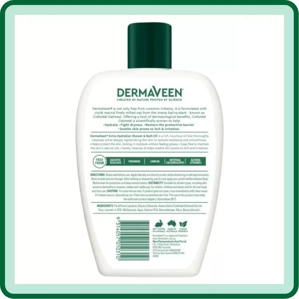 DERMAVEEN SHOWER & BATH OIL | 250ML